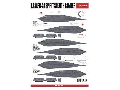 Northrop USAf B-2a Spirit Stealth Strategic Bomber - image 12