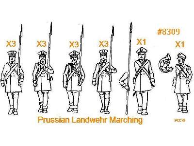Napoleonic Prussian Landwehr Marching - image 2