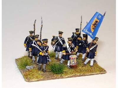 Napoleonic Prussian Landwehr Marching - image 5