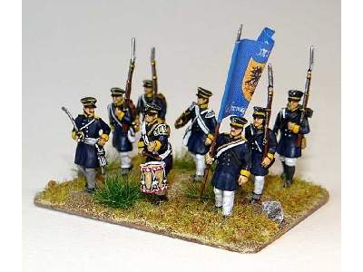 Napoleonic Prussian Landwehr Marching - image 6