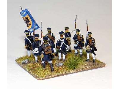 Napoleonic Prussian Landwehr Marching - image 7
