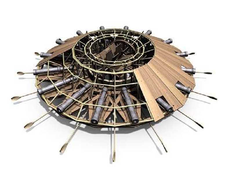 Leonardo Da Vinci Multi-Cannon Gunship - image 1 Leonardo Da Vinci Multi-Cannon Gunship - image 1