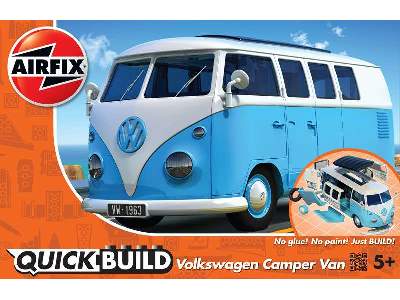 QUICK BUILD VW Camper Van blue - image 1