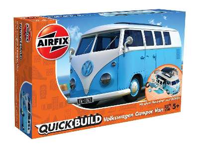 QUICK BUILD VW Camper Van blue - image 4
