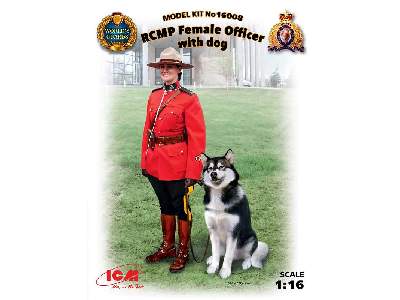 RCMP Female Officer with dog - image 1