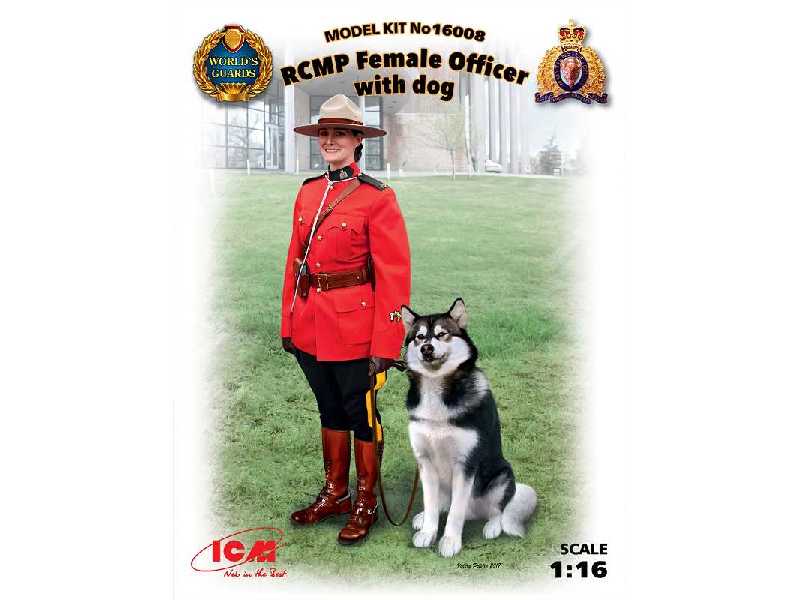 RCMP Female Officer with dog - image 1