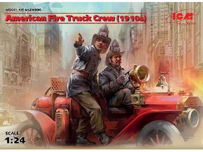 American Fire Truck Crew - 1910s - 2 figures - image 1