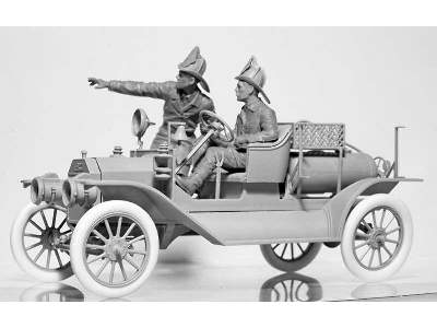 American Fire Truck Crew - 1910s - 2 figures - image 2