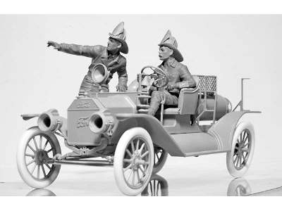 American Fire Truck Crew - 1910s - 2 figures - image 3