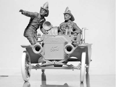 American Fire Truck Crew - 1910s - 2 figures - image 4