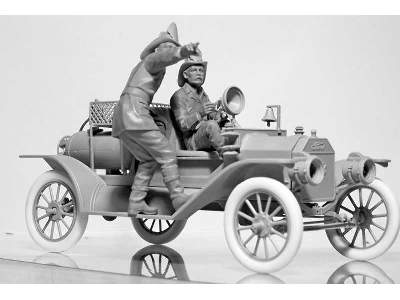 American Fire Truck Crew - 1910s - 2 figures - image 6