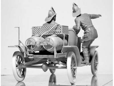 American Fire Truck Crew - 1910s - 2 figures - image 8