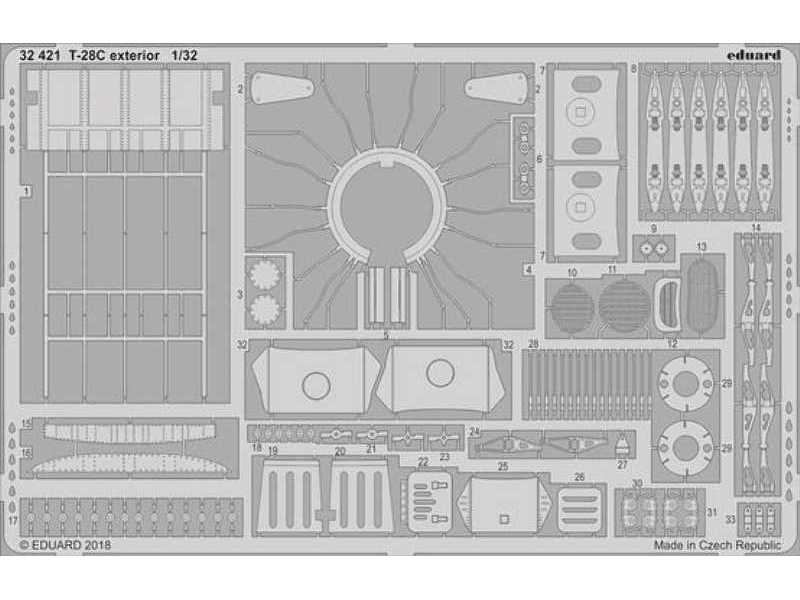 T-28C exterior 1/32 - Kitty Hawk - image 1