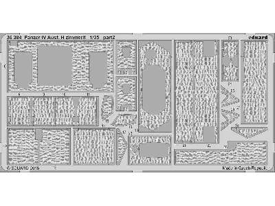 Panzer IV Ausf.  H zimmerit 1/35 - Academy - image 2