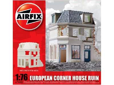 European Corner House Ruin - image 1