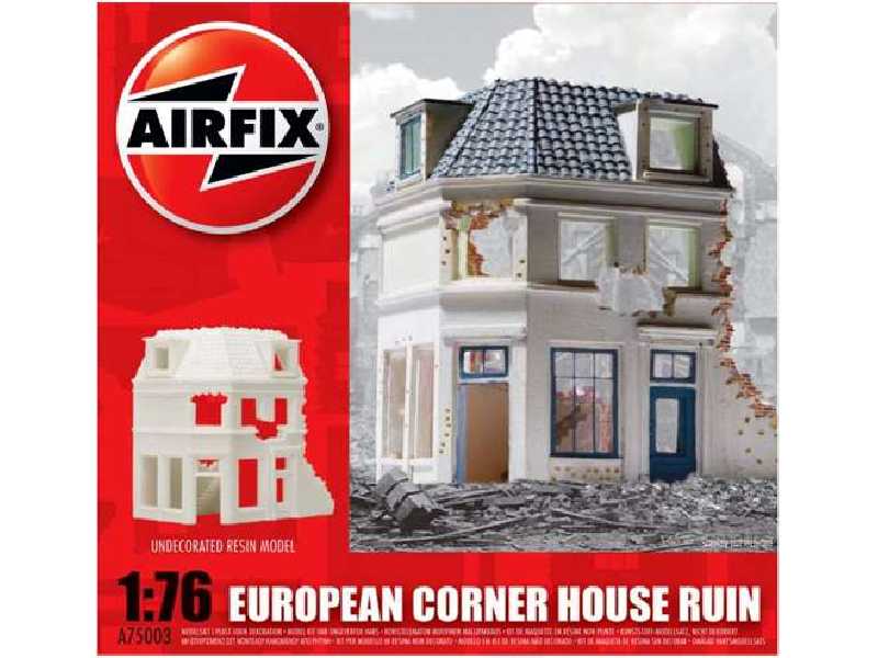 European Corner House Ruin - image 1