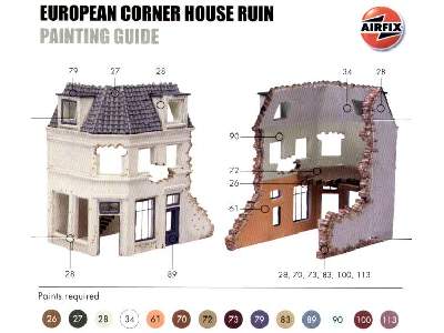 European Corner House Ruin - image 2