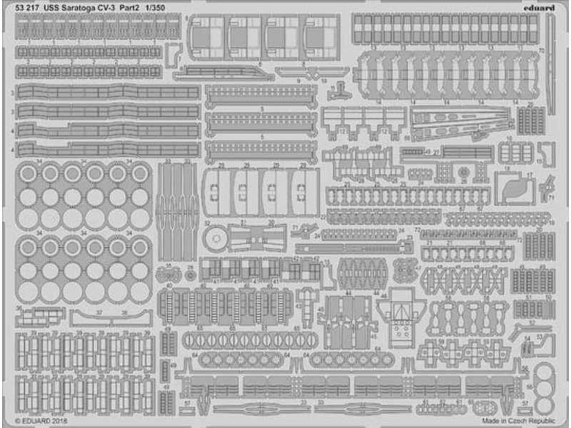 USS Saratoga CV-3 pt.2 1/350 - Trumpeter - image 1