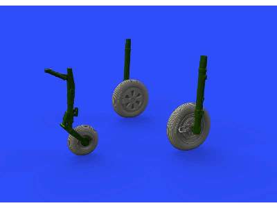 MiG-21MF wheels 1/72 - Eduard - image 3