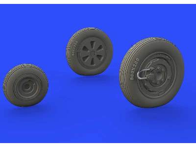 MiG-21MF wheels 1/72 - Eduard - image 7