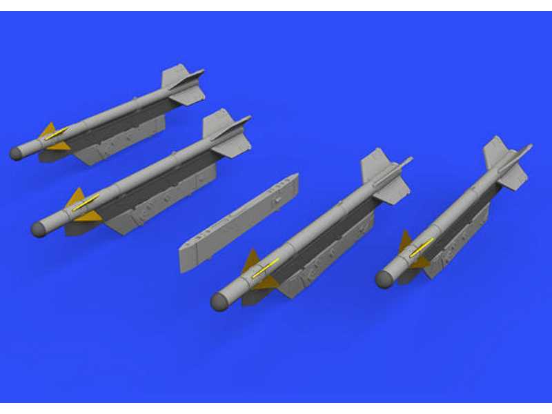 R-3S missiles w/  pylons for MiG-21 1/72 - Eduard - image 1