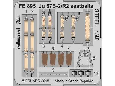 Ju 87B-2/ R2 seatbelts STEEL 1/48 - Airfix - image 1