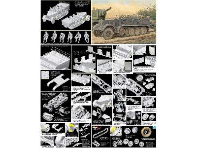 German Sd.Kfz.7 8t Half-Track Early Production w/Crew - image 2