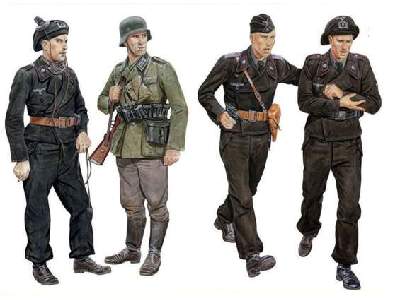 Figurki Ghost Division Tank Crew Blitzkrieg 1940 - image 1