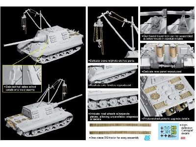 Jagdtiger Henschel Production w/2 Metric Ton Lifting Crane - image 2