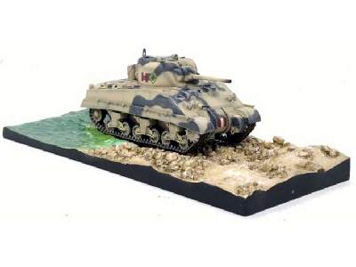 Sherman Mk.III w/Diorama Base, 3rd CLY 4th Armoured Brigade - image 1