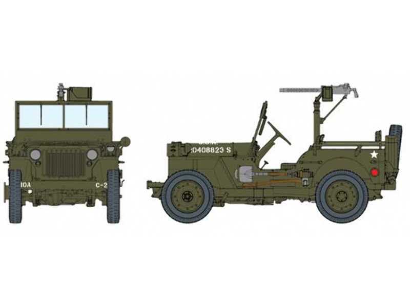 U.S. 1/4 Ton 4x4 Truck w/.30 cal Machine Gun - image 1