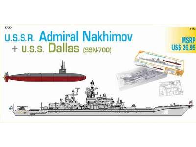 U.S.S.R. Admiral Nakhimov + U.S.S. Dallas (SSN-700) - image 1