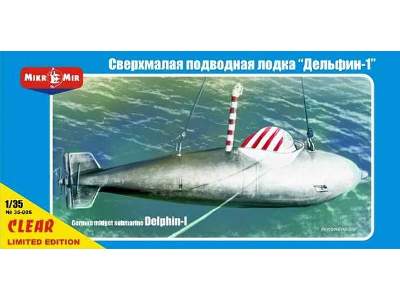 Delphin-i German Midget Submarine (Clear, Limited Edition) - image 1