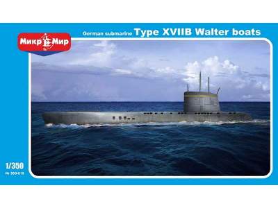 U-boat Type Xviib Walter Engine German WWii Submarine - image 1