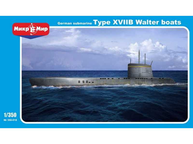 U-boat Type Xviib Walter Engine German WWii Submarine - image 1 U-boat Type Xviib Walter Engine German WWii Submarine - image 1