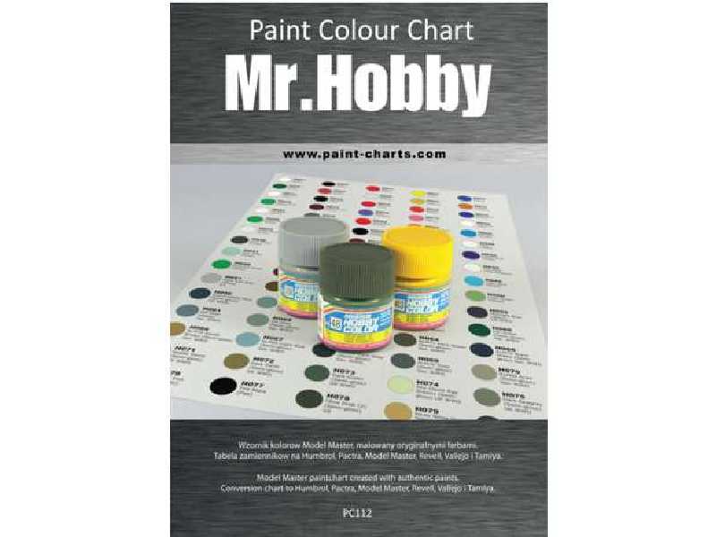 Paint Colour Chart - Gunze Mr Hobby - 12 mm - image 1