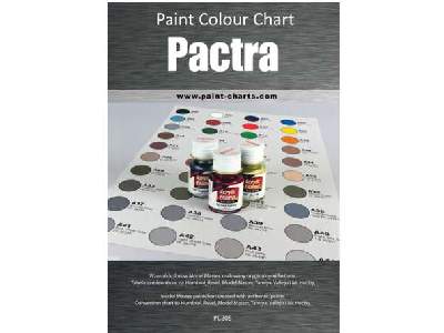 Paint Colour Chart - Pactra - 20 mm - image 1