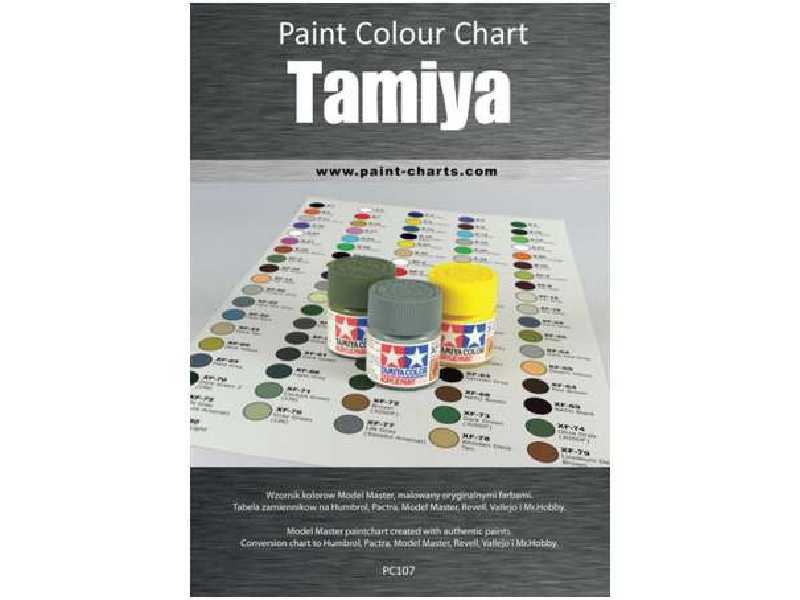 Paint Colour Chart - Tamiya - 12 mm - image 1