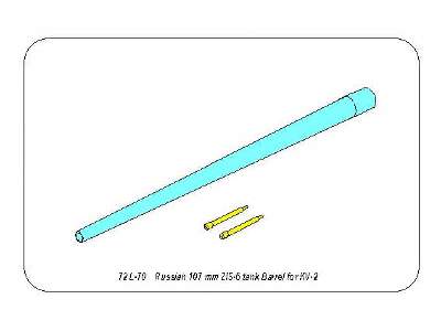 Russian 107 mm ZIS-6 tank barrel for KV-2 - image 10