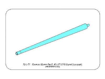 German 88 mm Kw.K. 43 L/71 E-50 Barrel (one part) - image 8