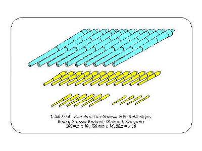 Barrels for Battleships Konig Grosser Kurfurst Markgraf Kronprin - image 13