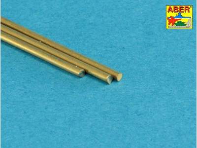 Brass  round rods dia 1,5 mm length 245mm x 3 pcs. - image 3