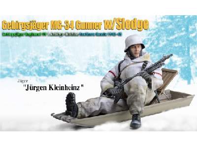 Jürgen Kleinheinz - Jäger - Gebirgsjäger MG-34 Gunner w/Sledge - image 2