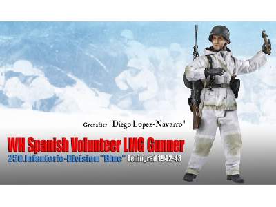 Diego Lopez-Navarro - Grenadier - WH Spanish Volunteer LMG Gun. - image 2