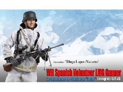 Diego Lopez-Navarro - Grenadier - WH Spanish Volunteer LMG Gun. - image 3
