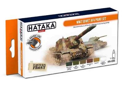 Htk-cs95 WW2 Soviet Afv Paint Set - image 1