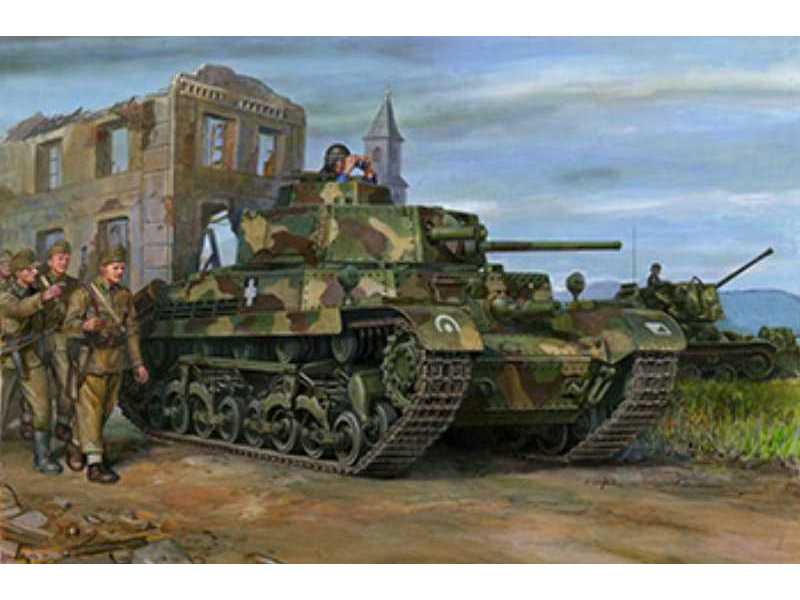 1/144 WWII Hungarian Turan II Medium Tank Resin Kit 