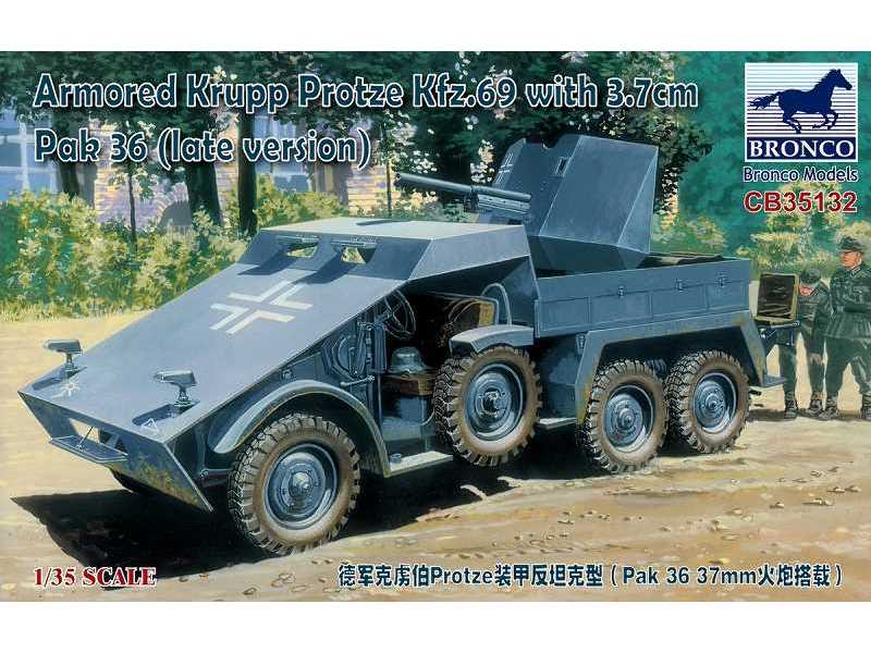 Armored Krupp Protze Kfz.69 With 3.7cm Pak 36 (Late Version) - image 1 Armored Krupp Protze Kfz.69 With 3.7cm Pak 36 (Late Version) - image 1
