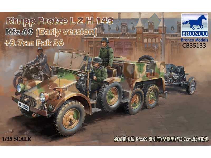 Krupp Protze L2 H 143 Kfz.69 (Early Version) With 3.7cm Pak 36 - image 1