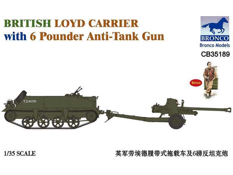 British Loyd Carrier With 6 Pounder Anti-tank Gun - image 1